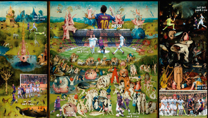 梅西时隔8年世界杯决赛照片,梅西完成球王最后一次蜕变