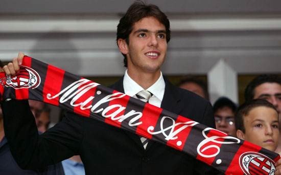 卡卡意气风发,鲜衣怒马少年时卡卡