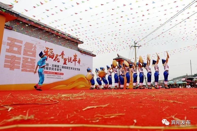 秋分客至月近人稻花香里闹丰年——宾阳县古辣镇第二届稻田艺术文化节暨首届农民丰收节开幕