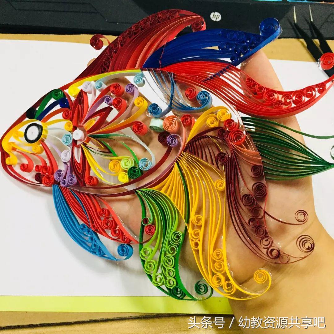 衍纸基础卷法教程衍纸版,基础衍纸作品及教程