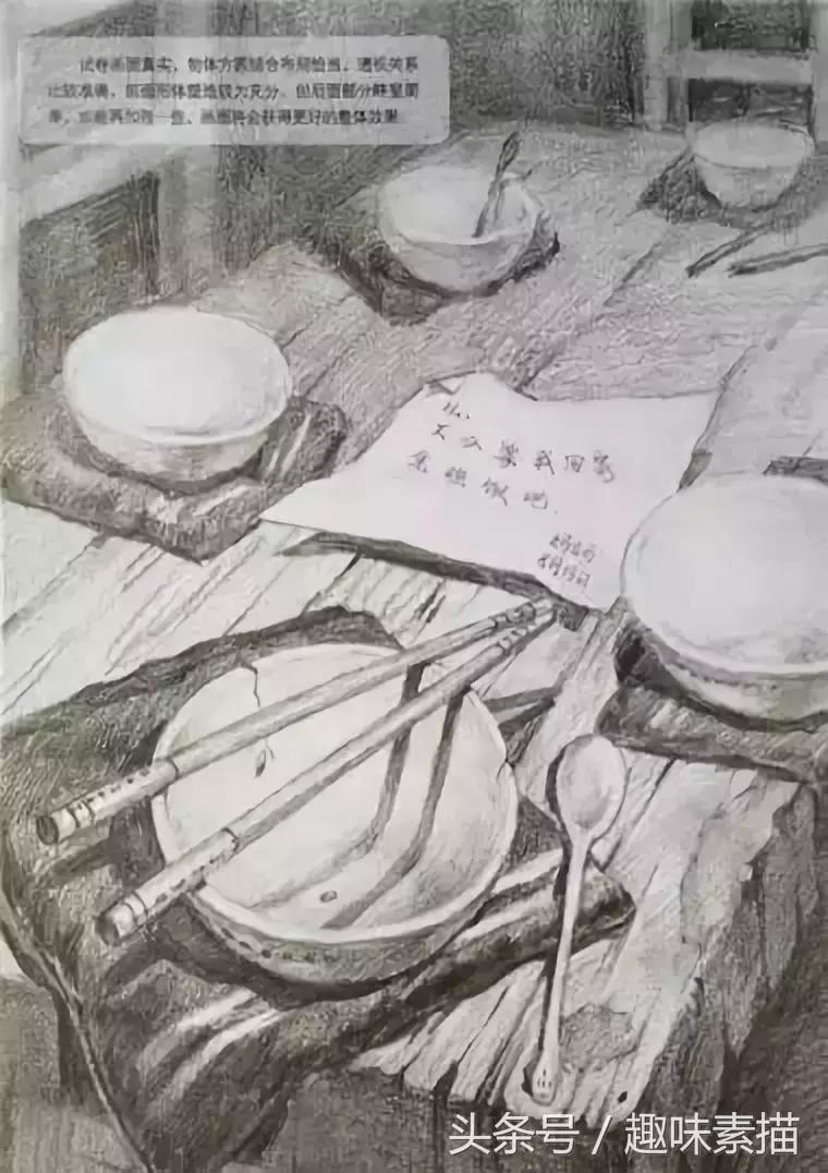 清华美院素描高分卷赏评,清华美院临摹千里江山图