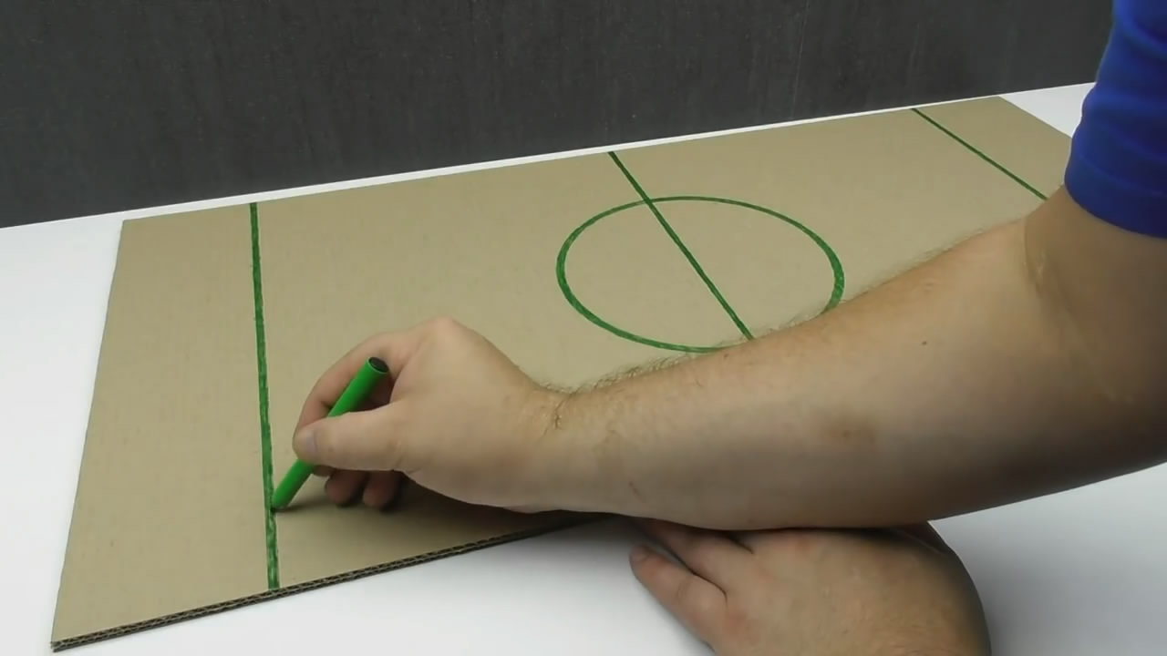 手工自制桌面游戏足球,怎么做足球桌面游戏