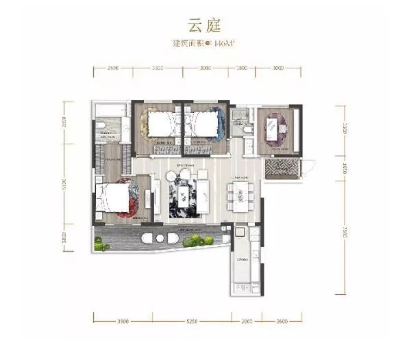 西派国樾365平户型,西派国樾昆明247大平层