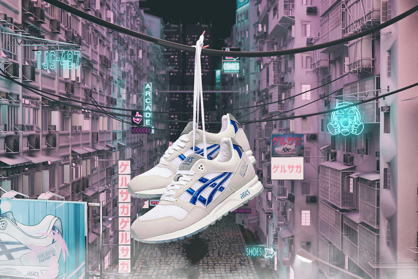 asics复古鞋,asics复古跑鞋米蓝