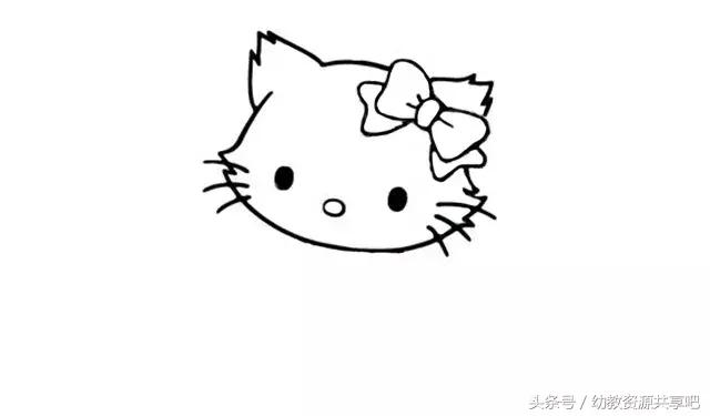 简笔画漂亮可爱猫咪,萌萌哒简笔画图片可爱小猫咪