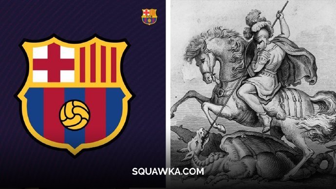 巴萨史上最强队徽,巴萨趣事