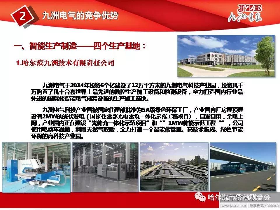 哈尔滨九洲电器公司概况,哈尔滨九洲电气简介