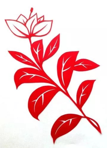 民间剪纸艺术冰墩墩,中国民间剪纸艺术基本步骤和流程