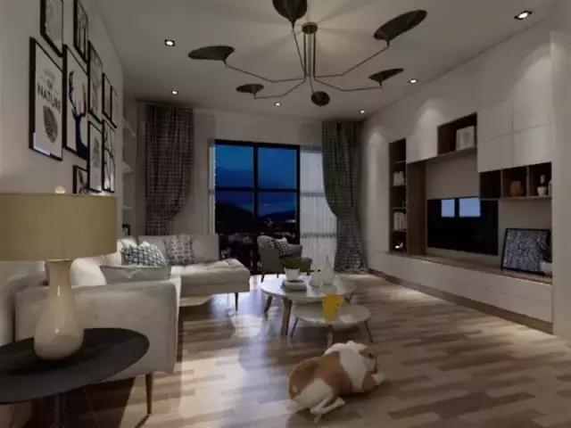 仿古砖全屋贴瓷砖效果图,客厅仿古砖与木纹砖哪一种好