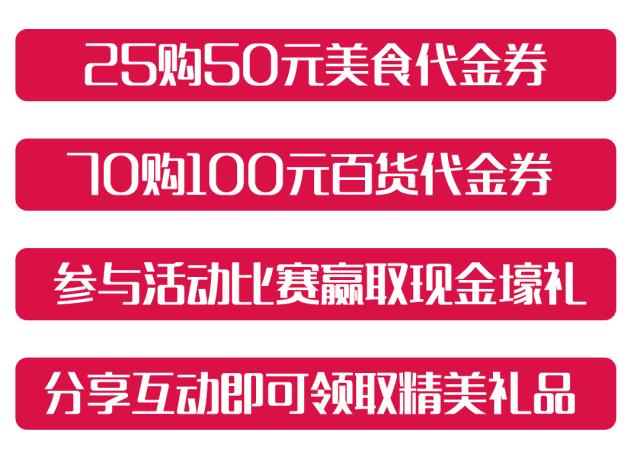 「福利」国庆七天在国金街Pick5折美食，还有手机、现金大礼通通抱回家！