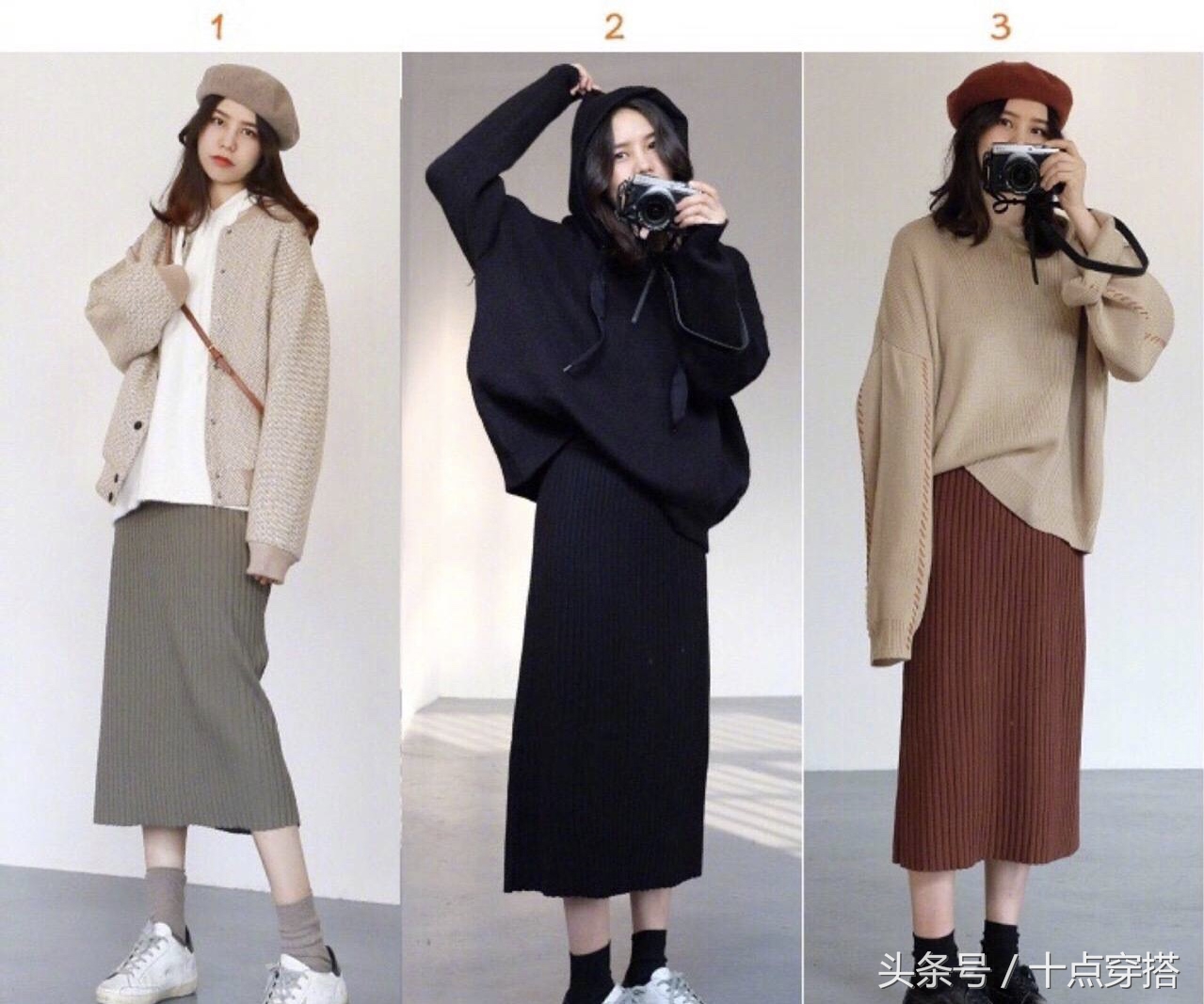 秋冬穿搭女韩系穿搭,最美搭配甜美俏皮温柔秋冬穿搭
