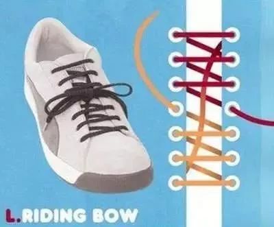 圆绳鞋带系法慢动作教程,鞋带的24种系法运动鞋