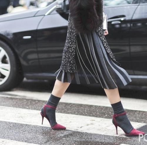 堆堆袜秋天颜色,堆堆袜爆改成围巾