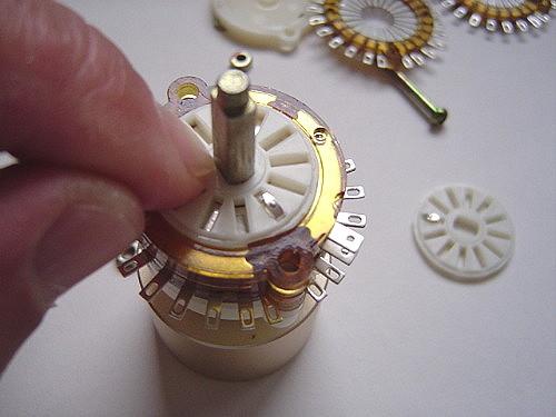 波段开关电位器,步进电位器维修