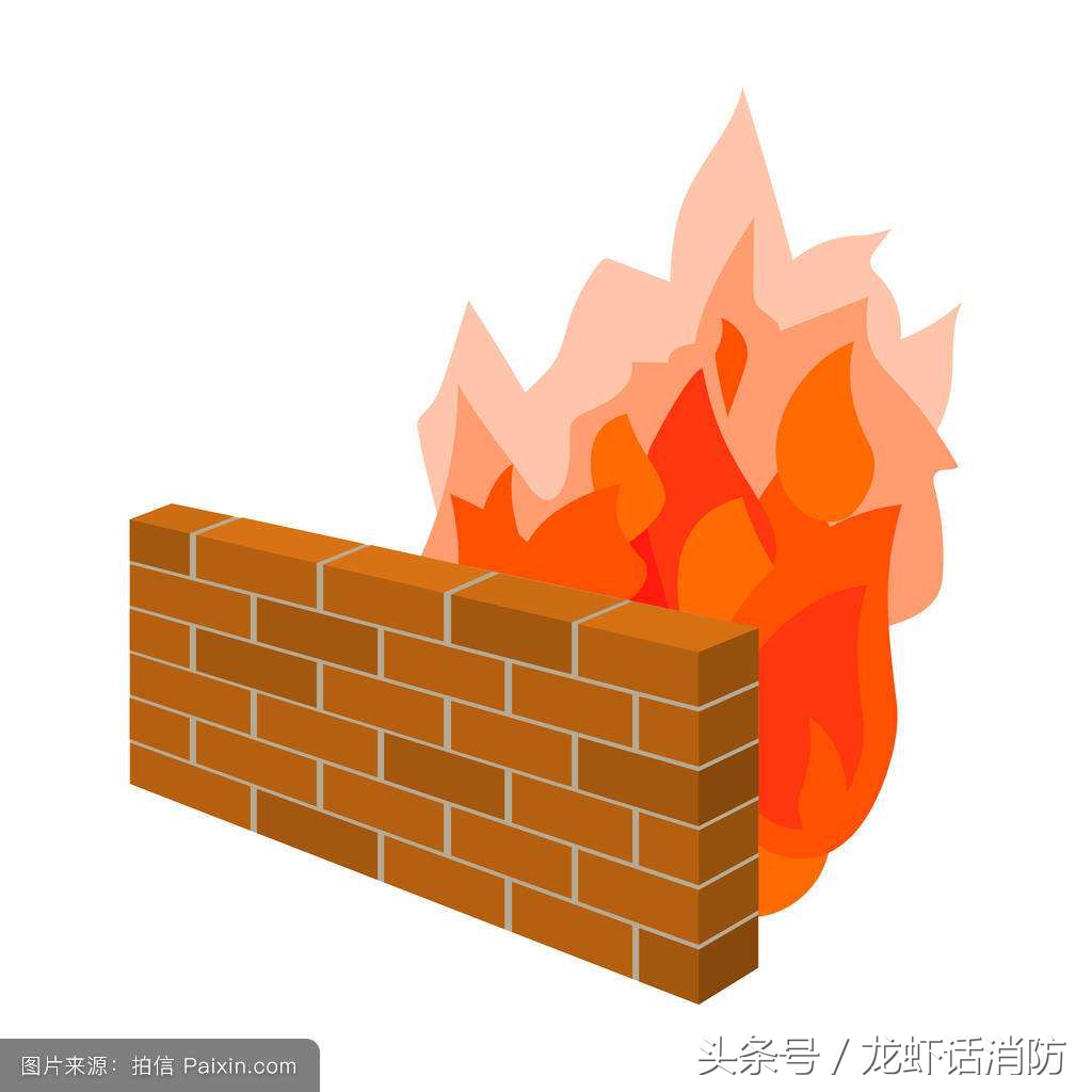 防火分区的隔墙是不是防火墙,防火墙与防火隔墙的照片