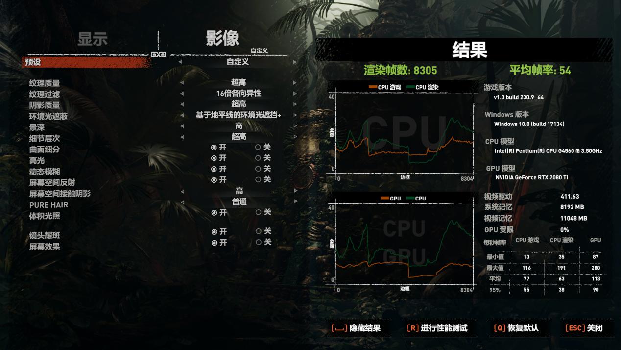奔腾也能默秒全？G4560+2080Ti玩游戏会怎样