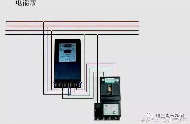 电能表的接线方法详细步骤,电压表电流表电表怎么接线