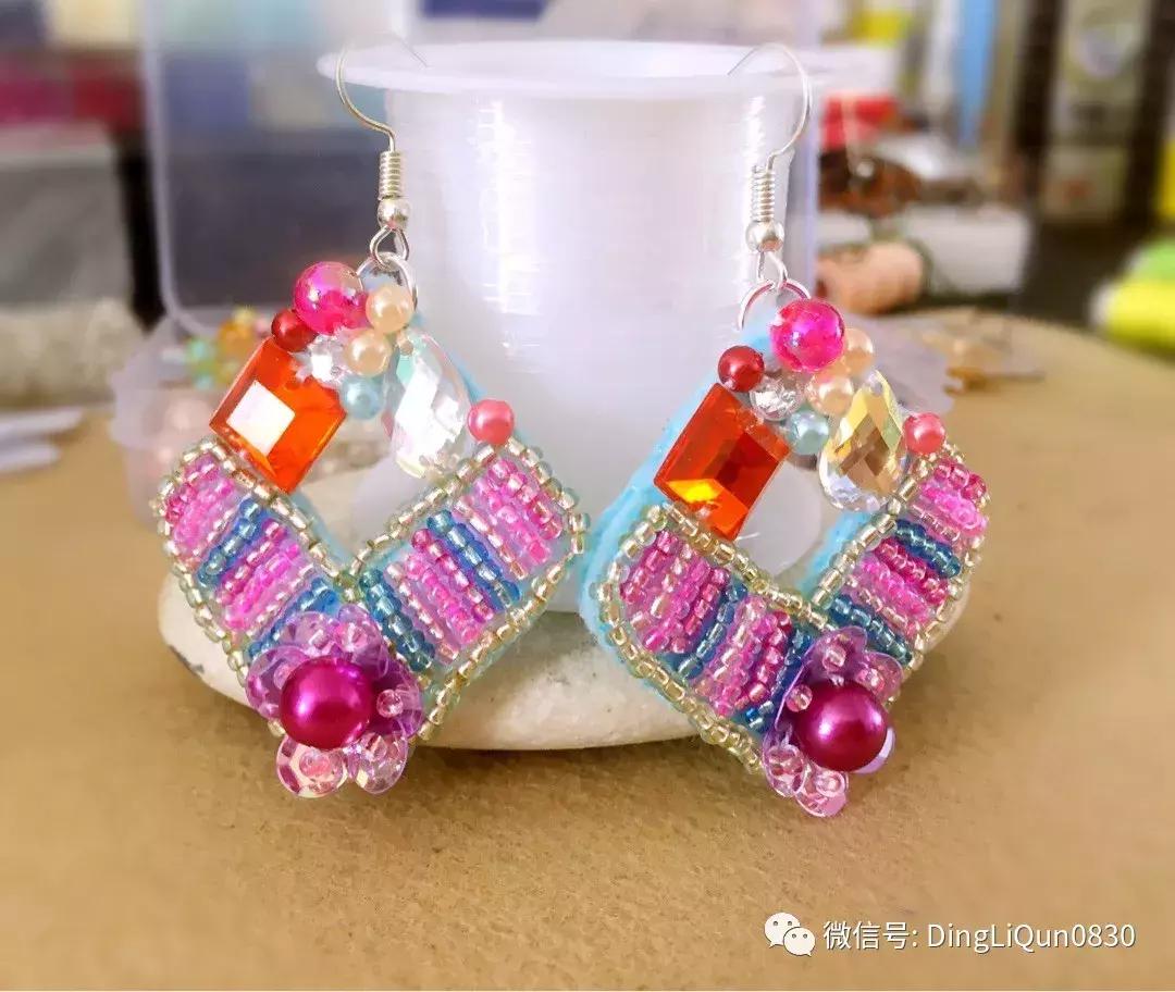 串珠刺绣教程图解,串珠刺绣手工