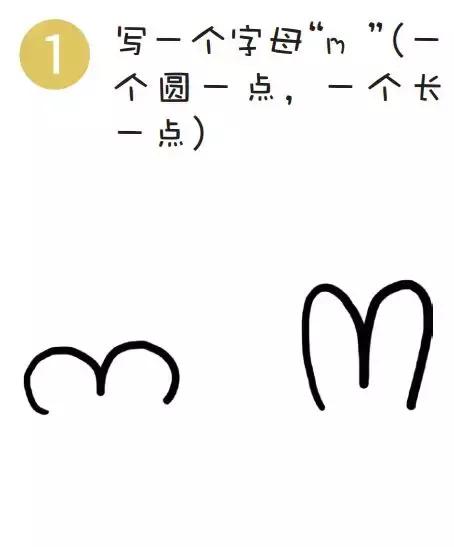 26个字母动物简笔画图片大全,用字母来画画简笔画