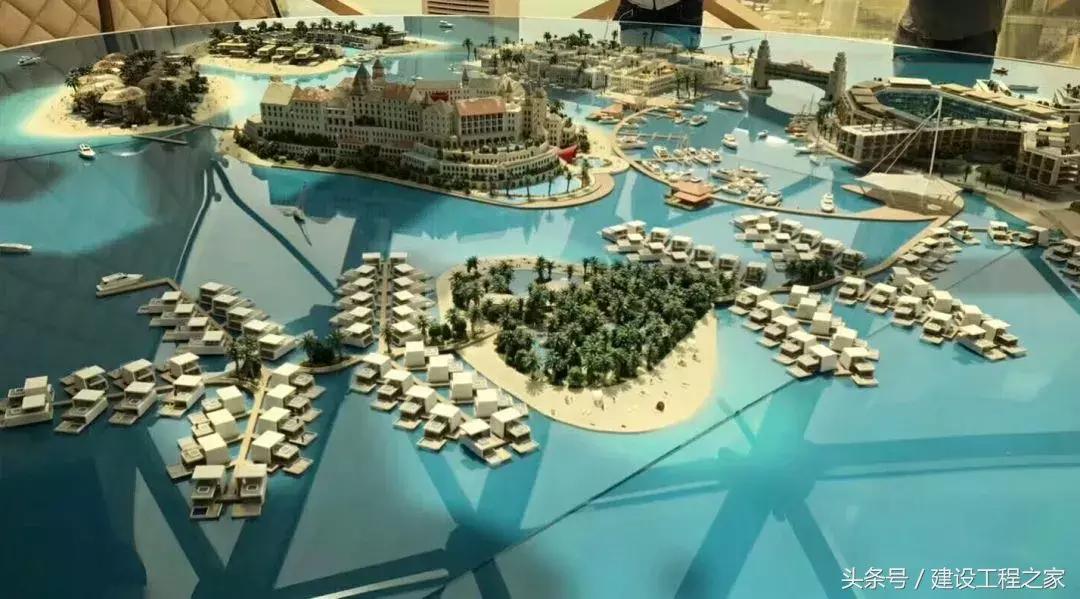 迪拜人工岛建造,迪拜新修的岛屿建筑