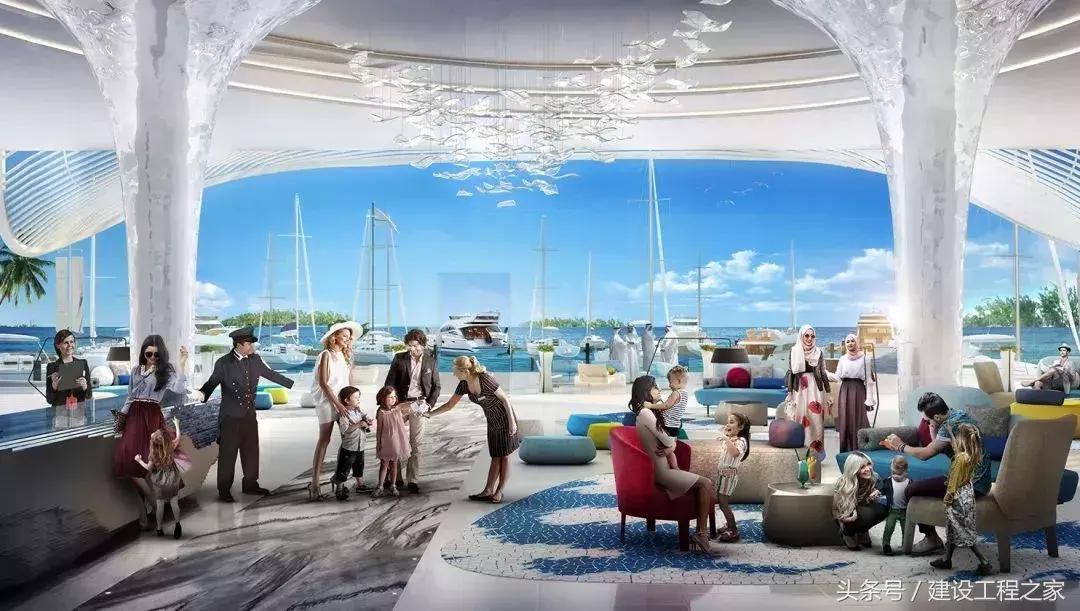 迪拜人工岛建造,迪拜新修的岛屿建筑