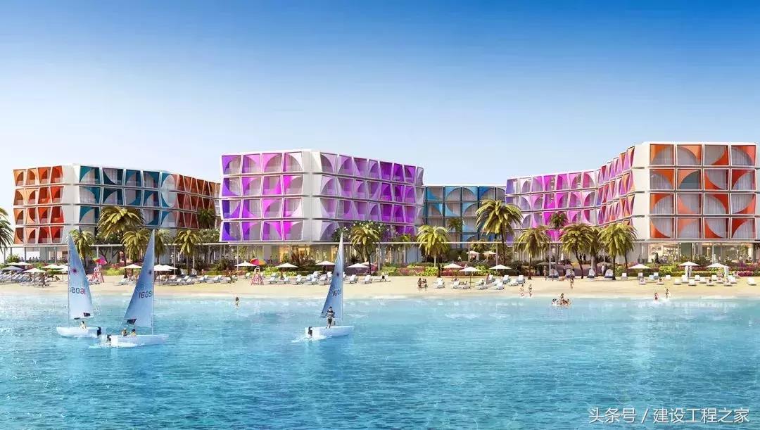 迪拜人工岛建造,迪拜新修的岛屿建筑