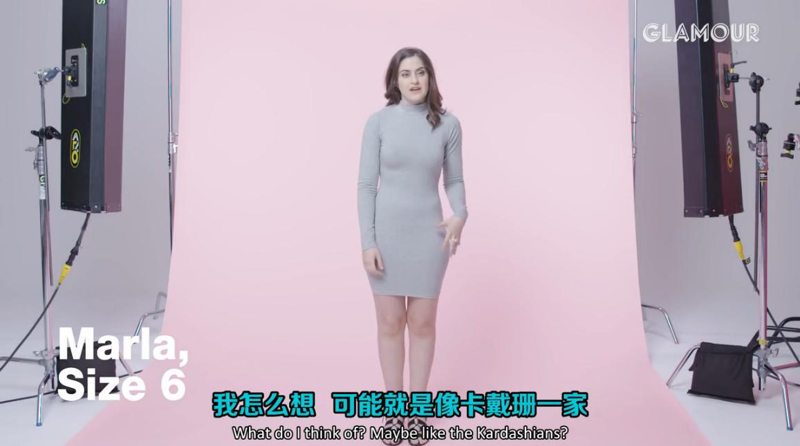 不同身材女生穿同款裙子,不同身材女生衣服试穿