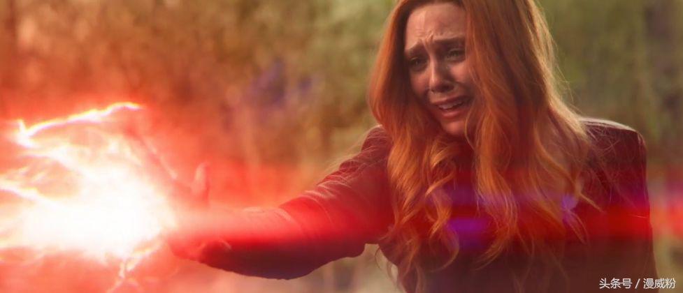 复联四最后的白色的钢铁侠,绯红女巫的幻象