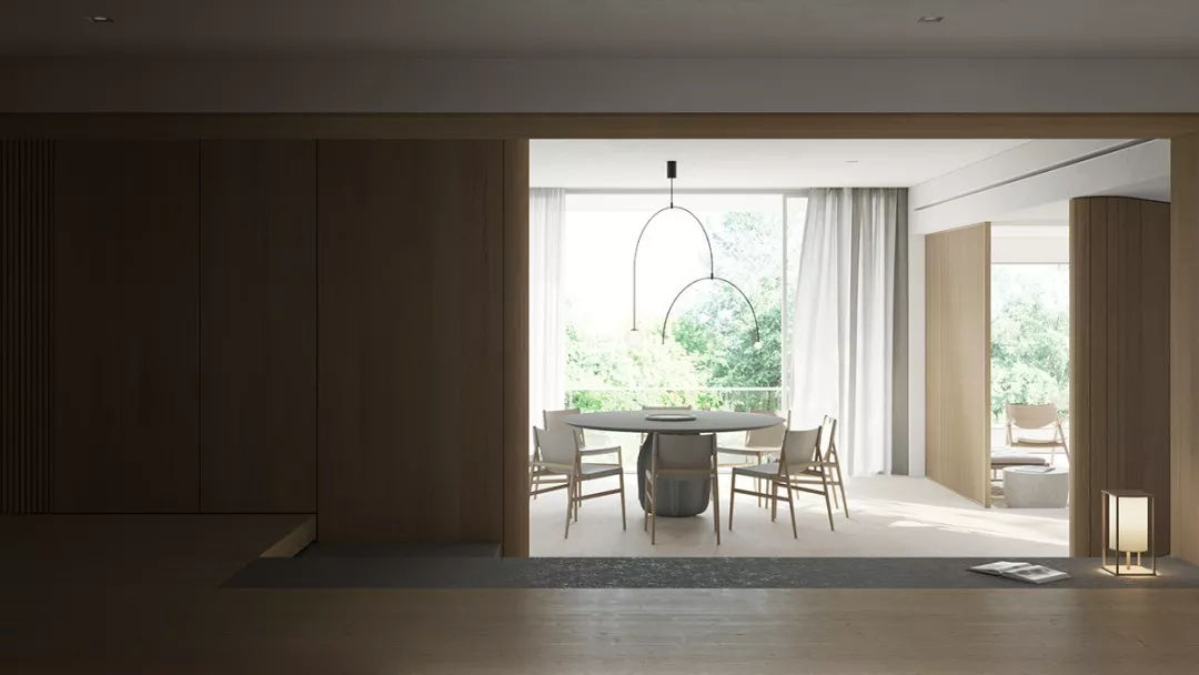 原木色装修风格现代简约地板美缝,大气原木北欧风格装修