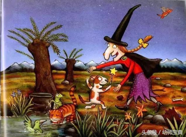 女巫扫帚万圣节,女巫扫帚排排坐绘本拓展素材