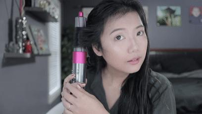 dyson戴森hs05落日玫瑰卷发棒,戴森卷发棒hs01和hs05买哪个好