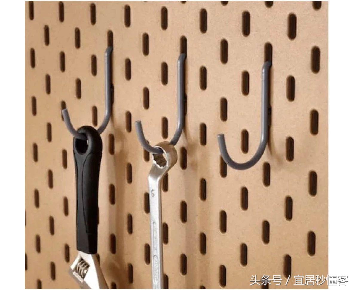 整理洞洞板的方法,厨房没有柜子怎么收纳洞洞板