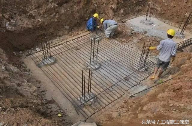 桩承台的钢筋施工步骤,桩承台施工的工艺流程