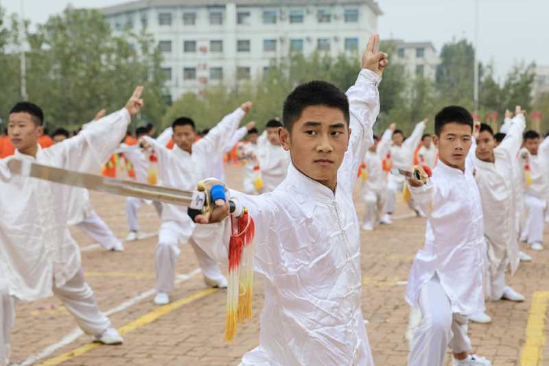 塔沟武校学员出征亚运会,塔沟武校参加郑州武术节