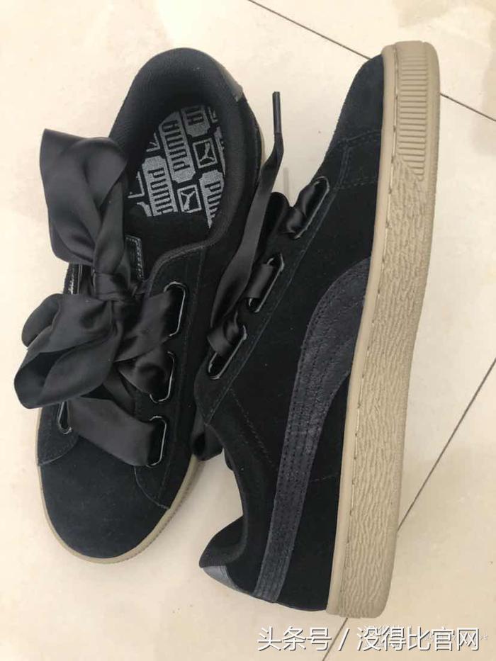puma蝴蝶结板鞋,puma彪马蕾哈娜板鞋正品厚底