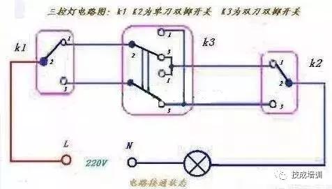 开关三开三控和三开双控什么区别,三开三控与单开双控开关接线图