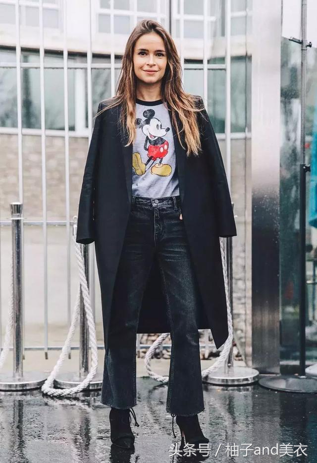 露脚踝穿搭过时了,今年冬天流行九分裤露脚踝穿法