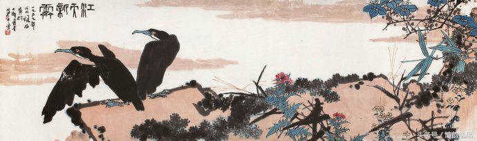 潘天寿花鸟画作品欣赏图文,潘天寿花鸟真迹一百幅大赏