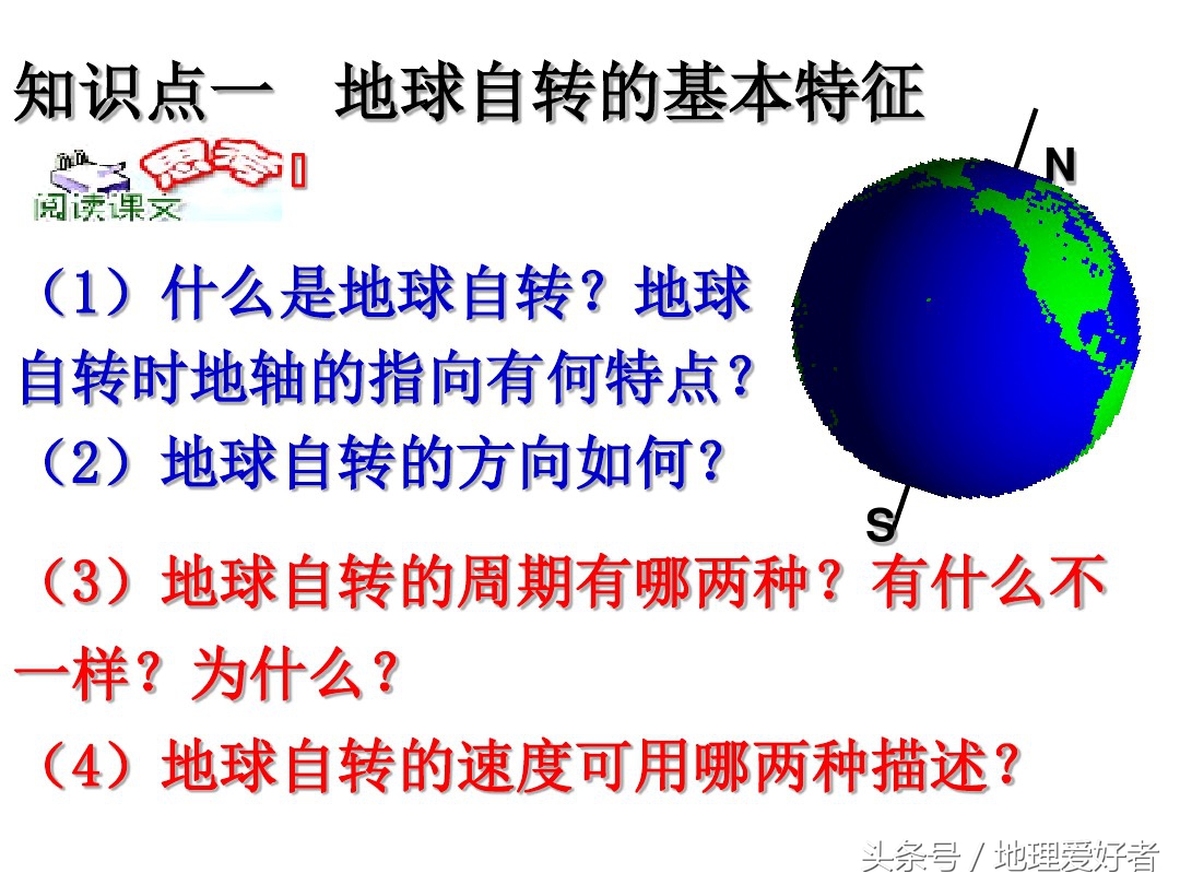 高考地理总复习——必修一第一章第三节地球的自转及其意义