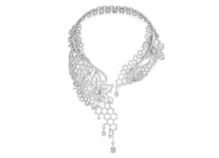 晚宴项链饰品,奢华风项链宴会