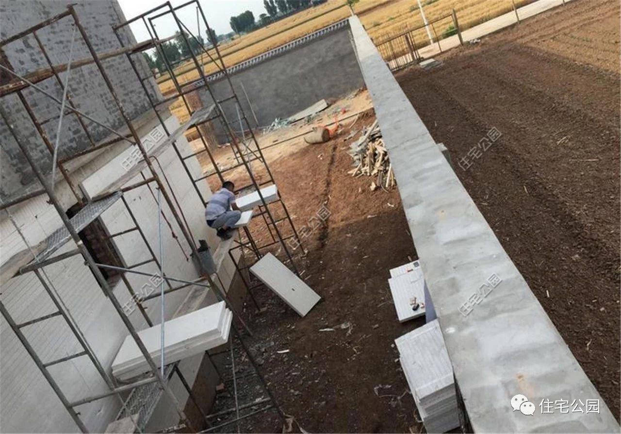 自制农村房屋外墙保温板,农村自建别墅外墙保温挤塑一体板