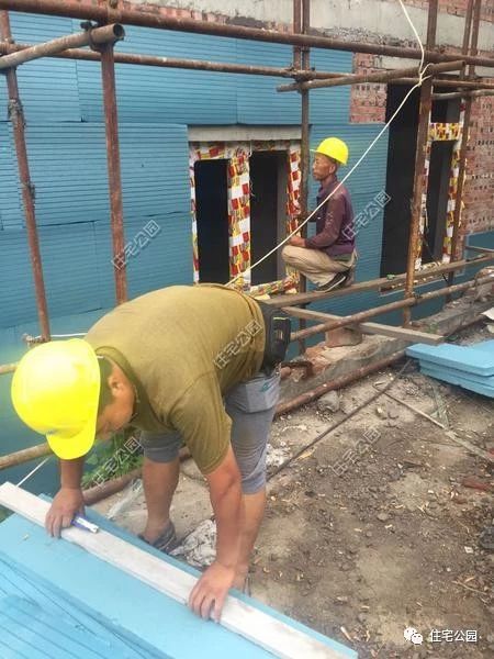 自制农村房屋外墙保温板,农村自建别墅外墙保温挤塑一体板