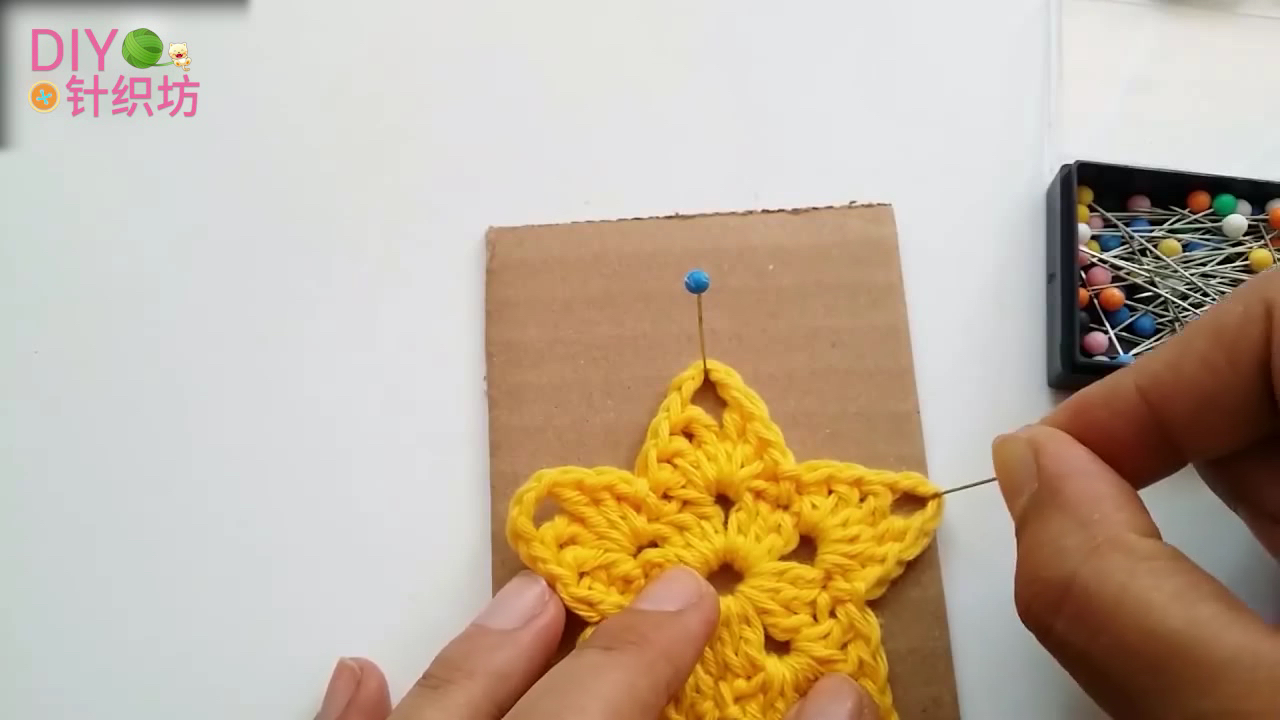 简单好看毛线杯垫,针织杯垫教程新手简单款