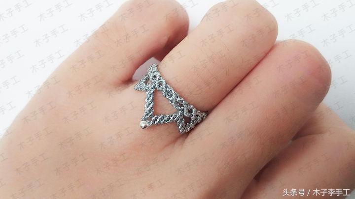 皇冠锆石戒指的戴法图片,皇冠戒指编织方法视频