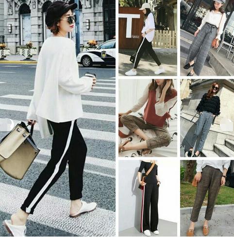 裤装的时髦搭配技巧,裤装搭配参考