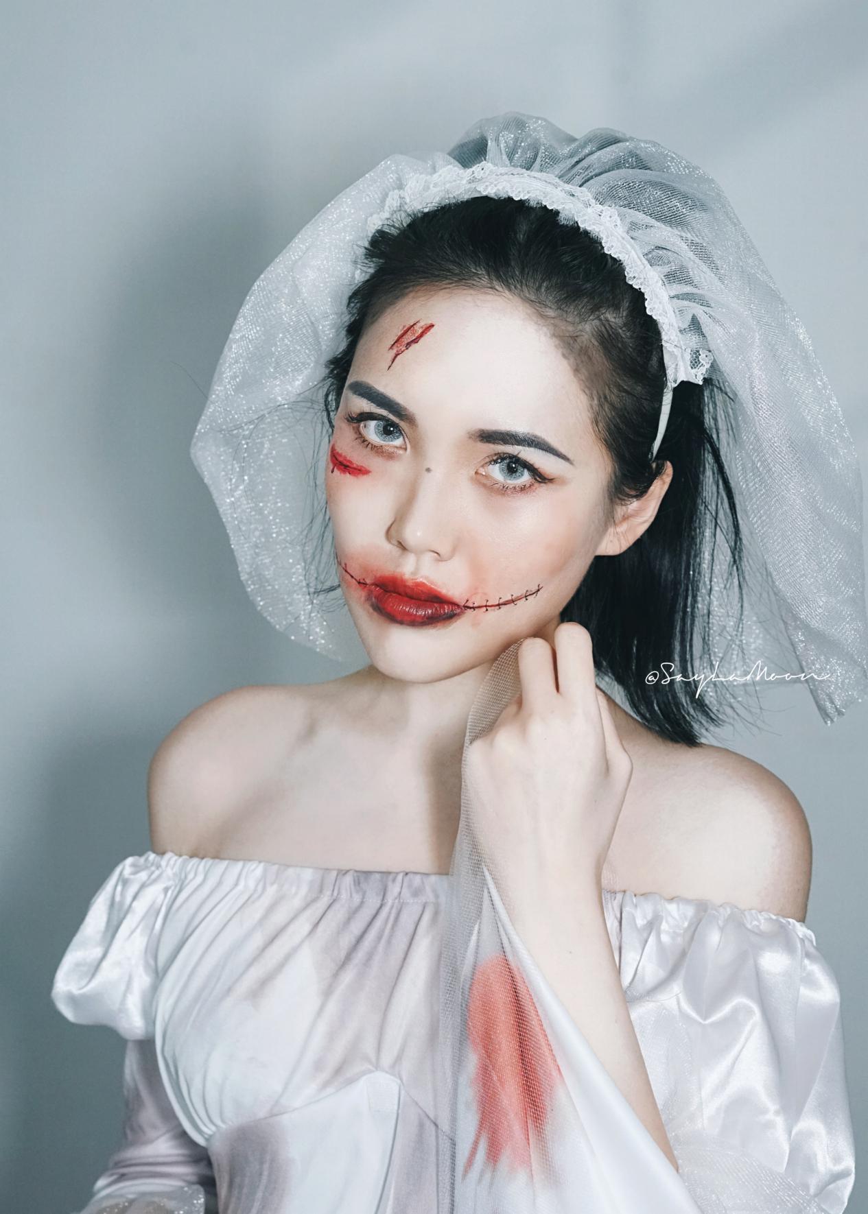 万圣节怎么画僵尸妆,万圣节僵尸妆容教程