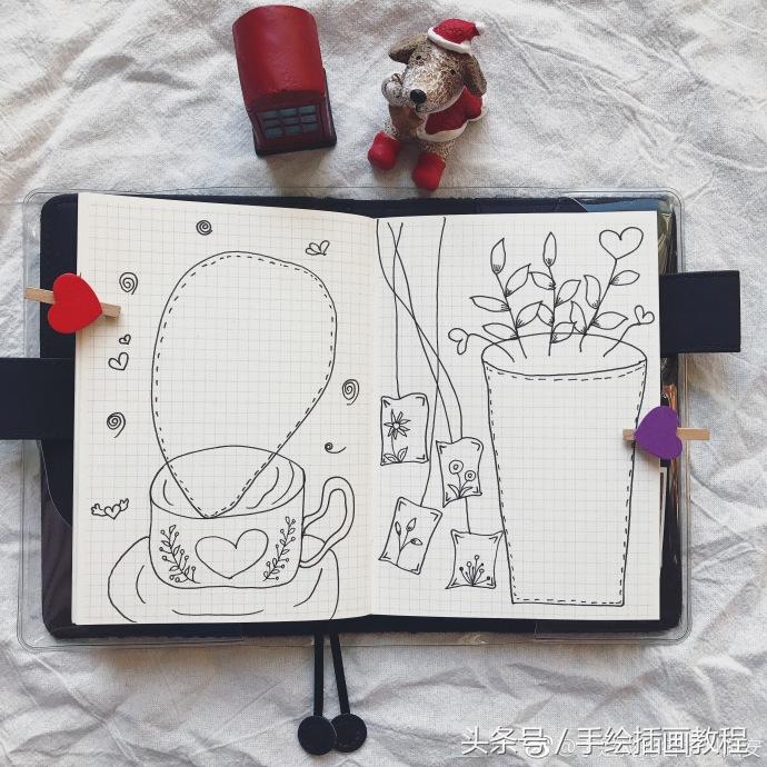 手抄手账排版容易又好做,简单手抄手账教程