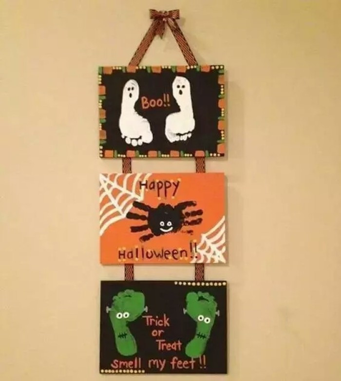 万圣节手工女巫橡皮泥图片,吓人万圣节手工面具用纸制作