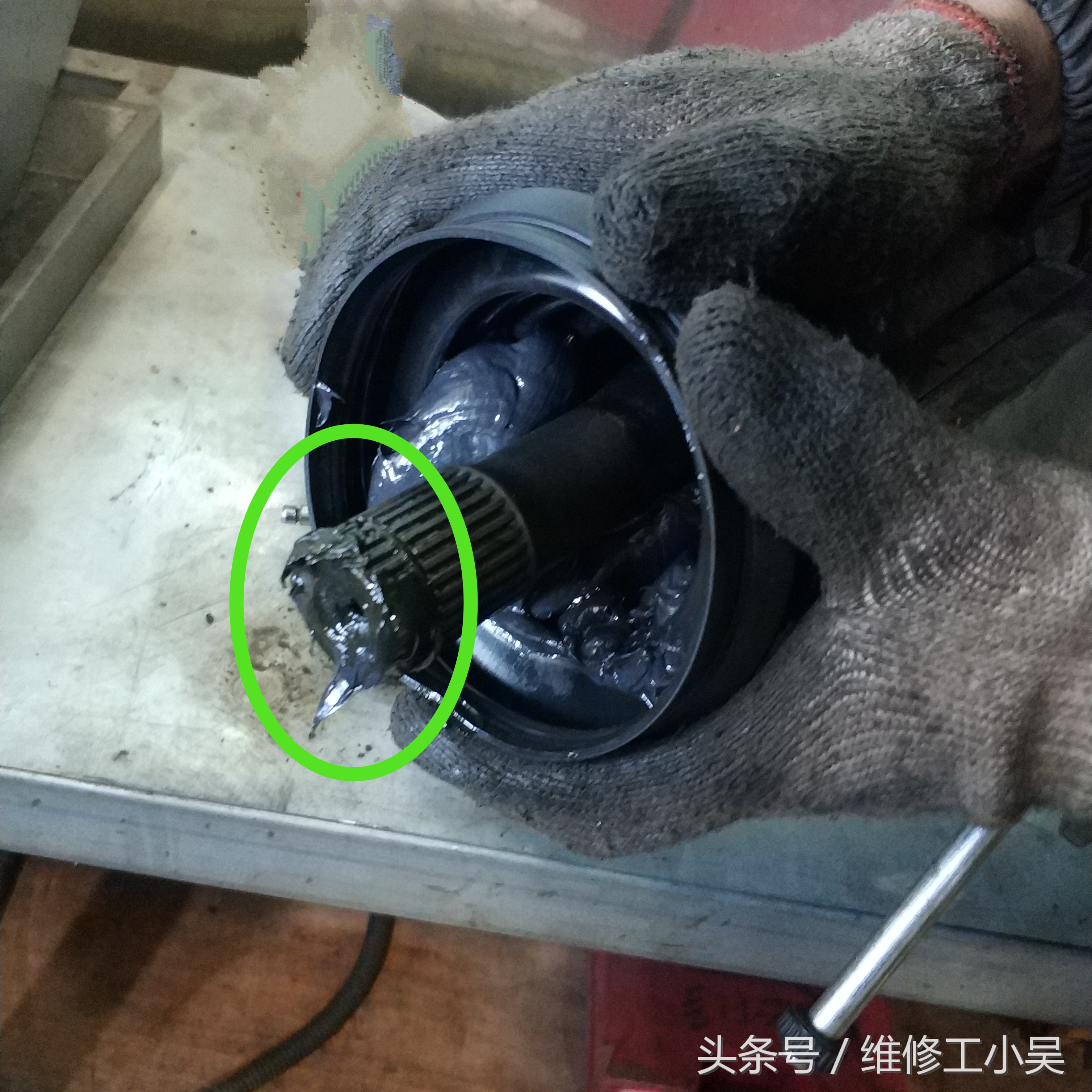 路虎球笼防尘套漏油,路虎半轴球笼防尘套