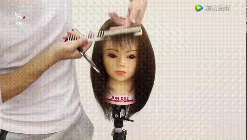 基础长碎发剪发方法与技巧,头发粗碎发多适合什么短发